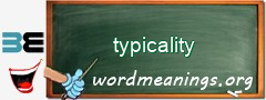 WordMeaning blackboard for typicality